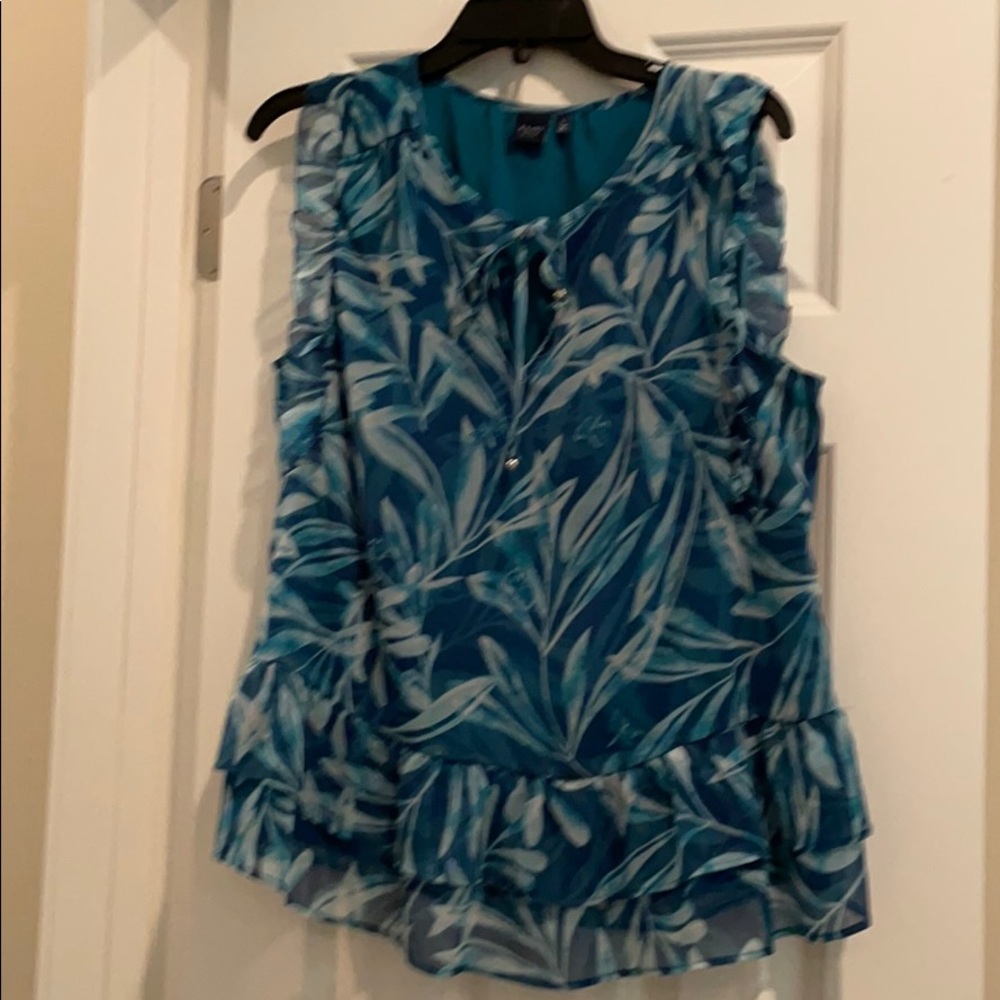 Kari Blue chiffon top